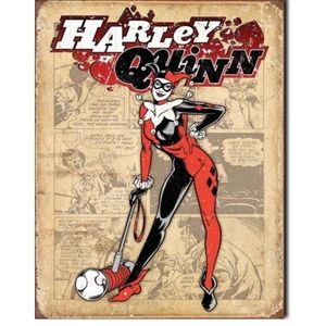 Harley Quinn Tin Sign - "Retro Style" USA Made